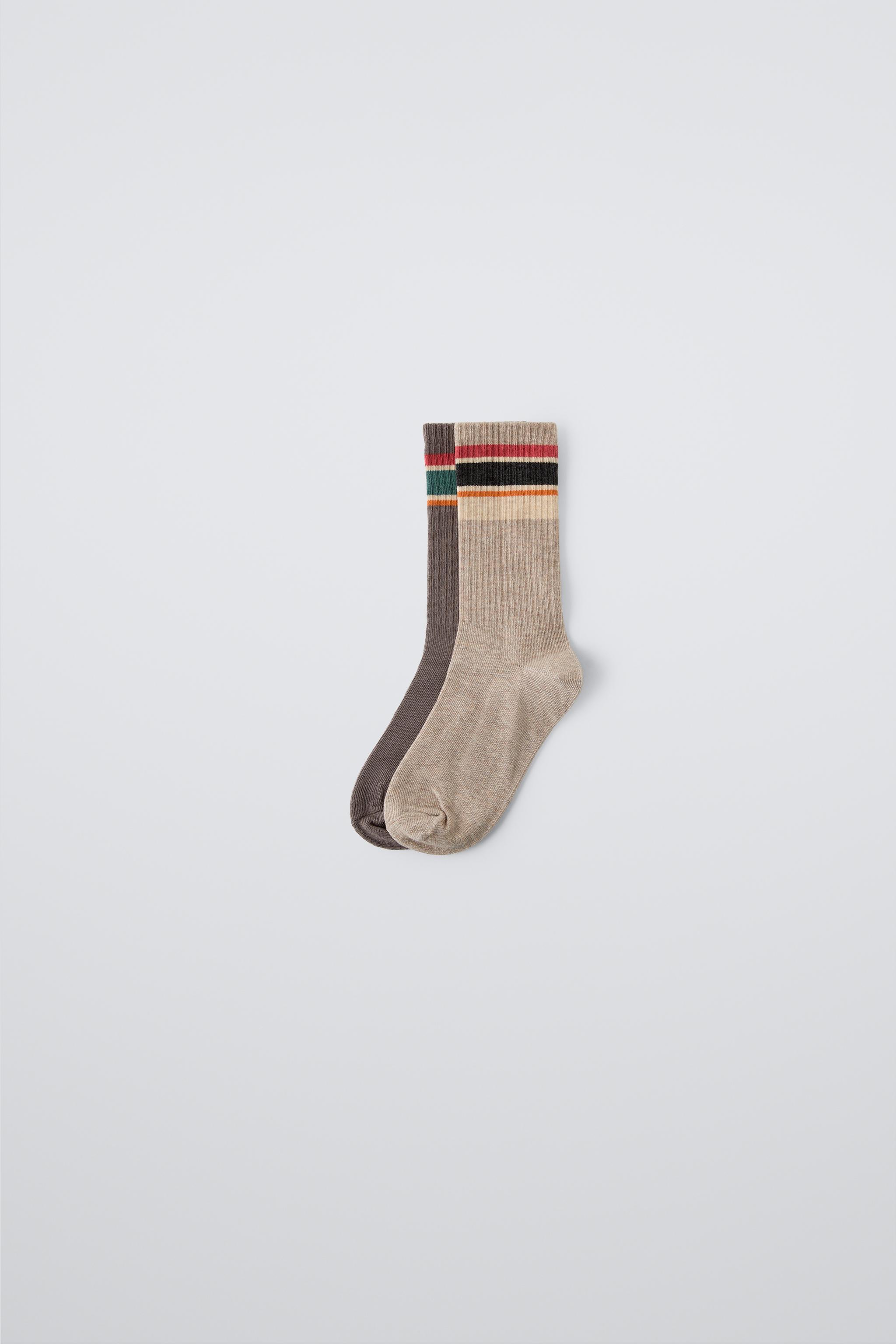 TWO-PACK OF STRIPED SOCKS ZARA - ZARA KIDS