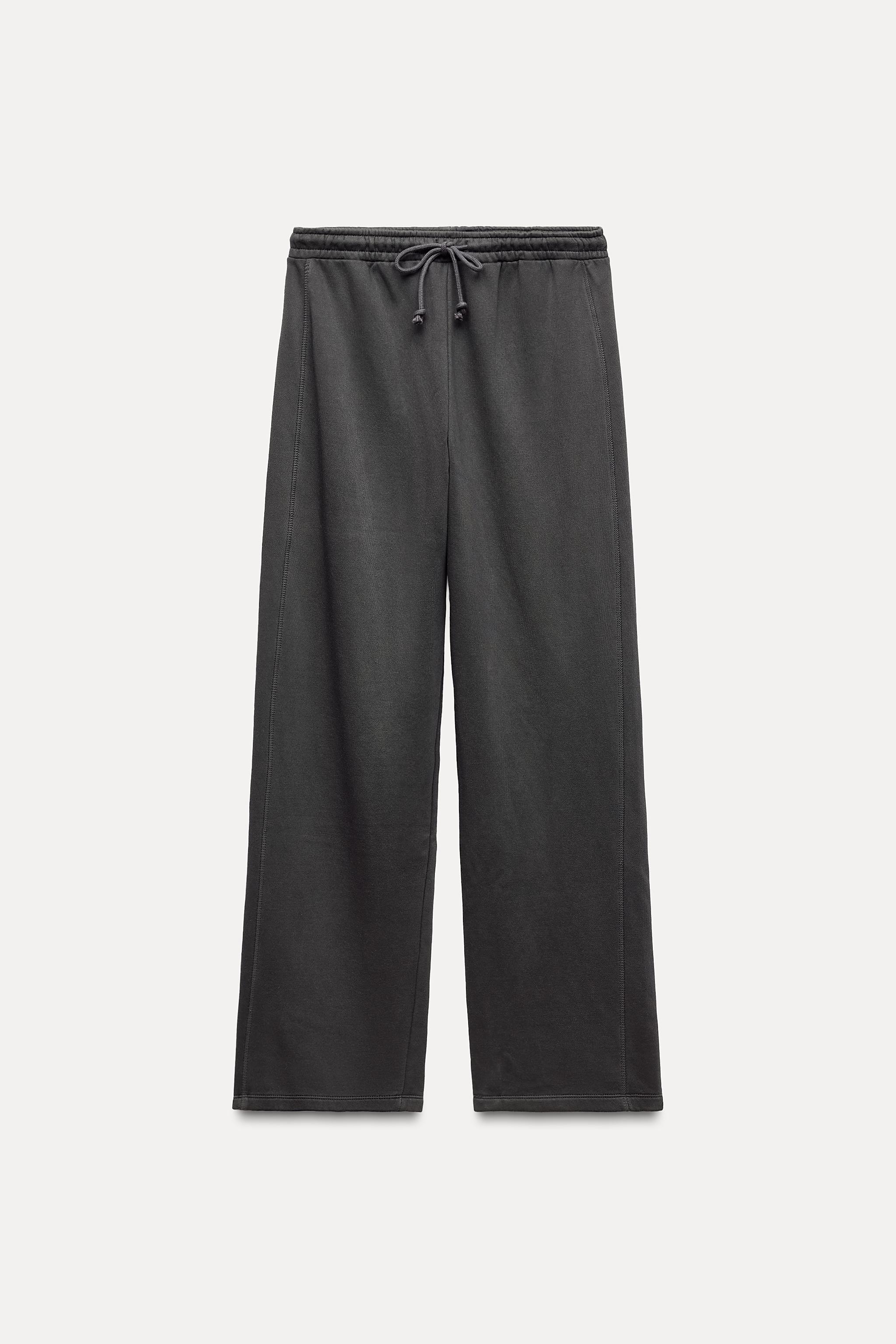 PLUSH STRAIGHT LEG PANTS ZARA