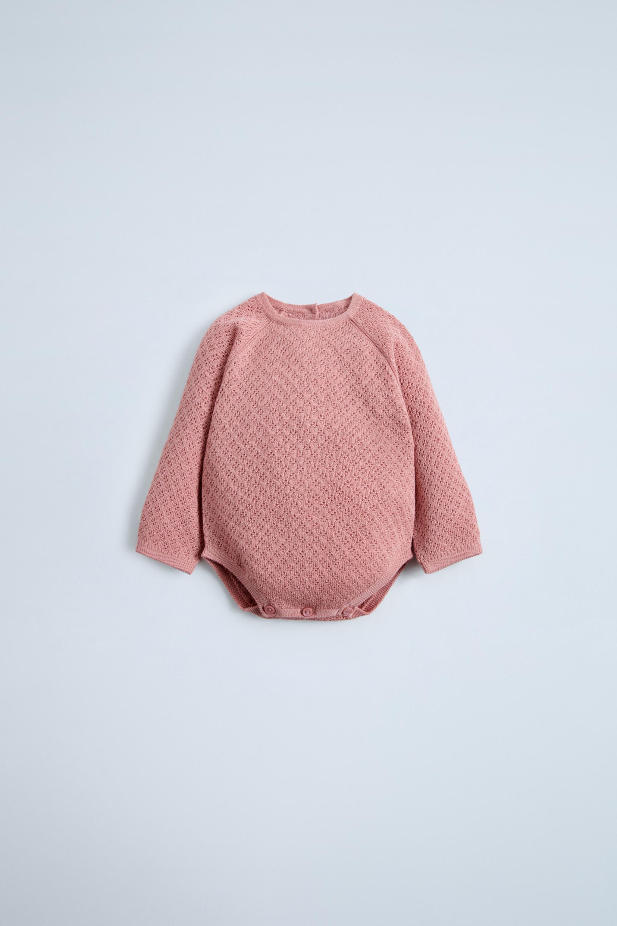 WOOL BLEND KNIT BODYSUIT ZARA - ZARA KIDS