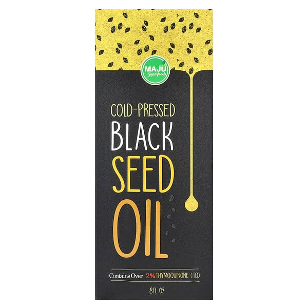 Cold-Pressed Black Seed Oil , 8 fl oz (Жидкие унции) Maju Superfoods