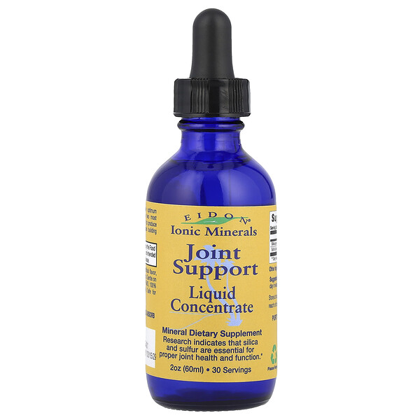 Joint Support, Liquid (Жидкость) Concentrate, 2 oz (Унции) (60 ml) Eidon Ionic Minerals