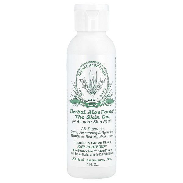 Herbal Aloe Force®, The Skin Gel (Гель), 4 fl oz (Жидкие унции) Herbal Answers