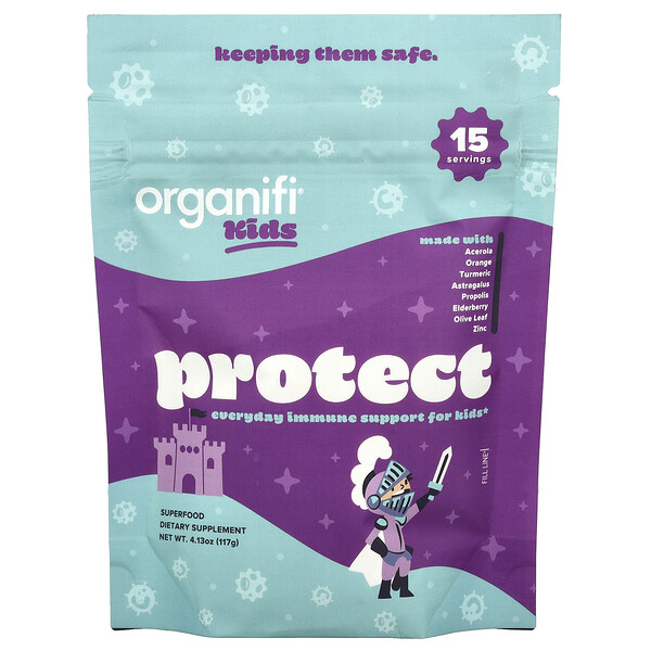 Kids, Protect, 4.13 oz (Унции) (117 g) Organifi