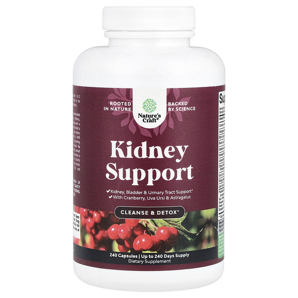 Kidney Support, 240 Capsules (Капсулы) Nature's Craft