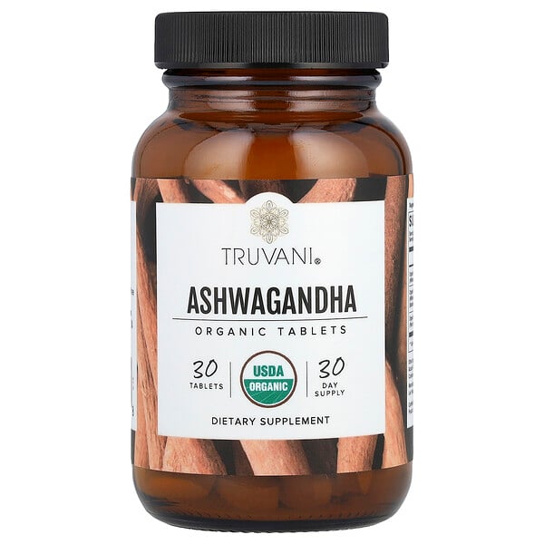 Ashwagandha, 30 Tablets (Таблетки) Truvani