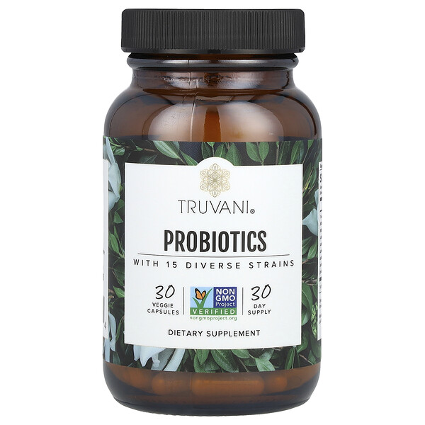 Probiotics, 30 Veggies Capsules (Капсулы) Truvani