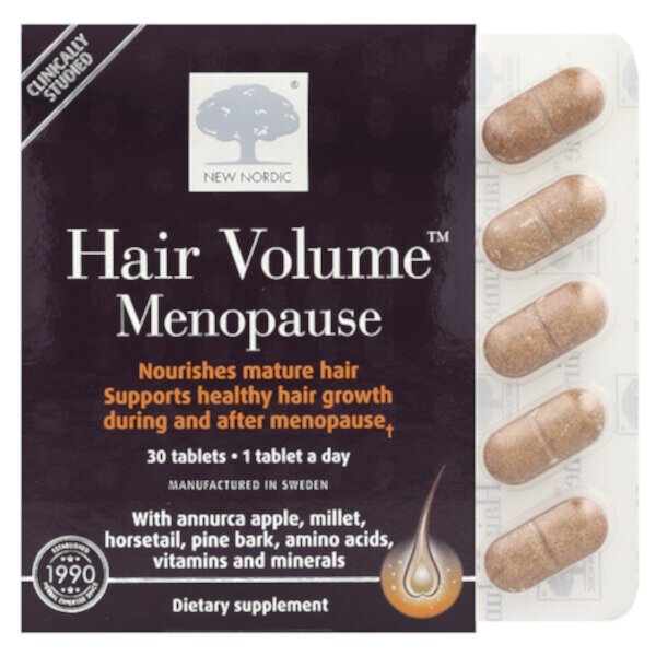 Hair Volume™ Menopause, 30 Tablets (Таблетки) New Nordic