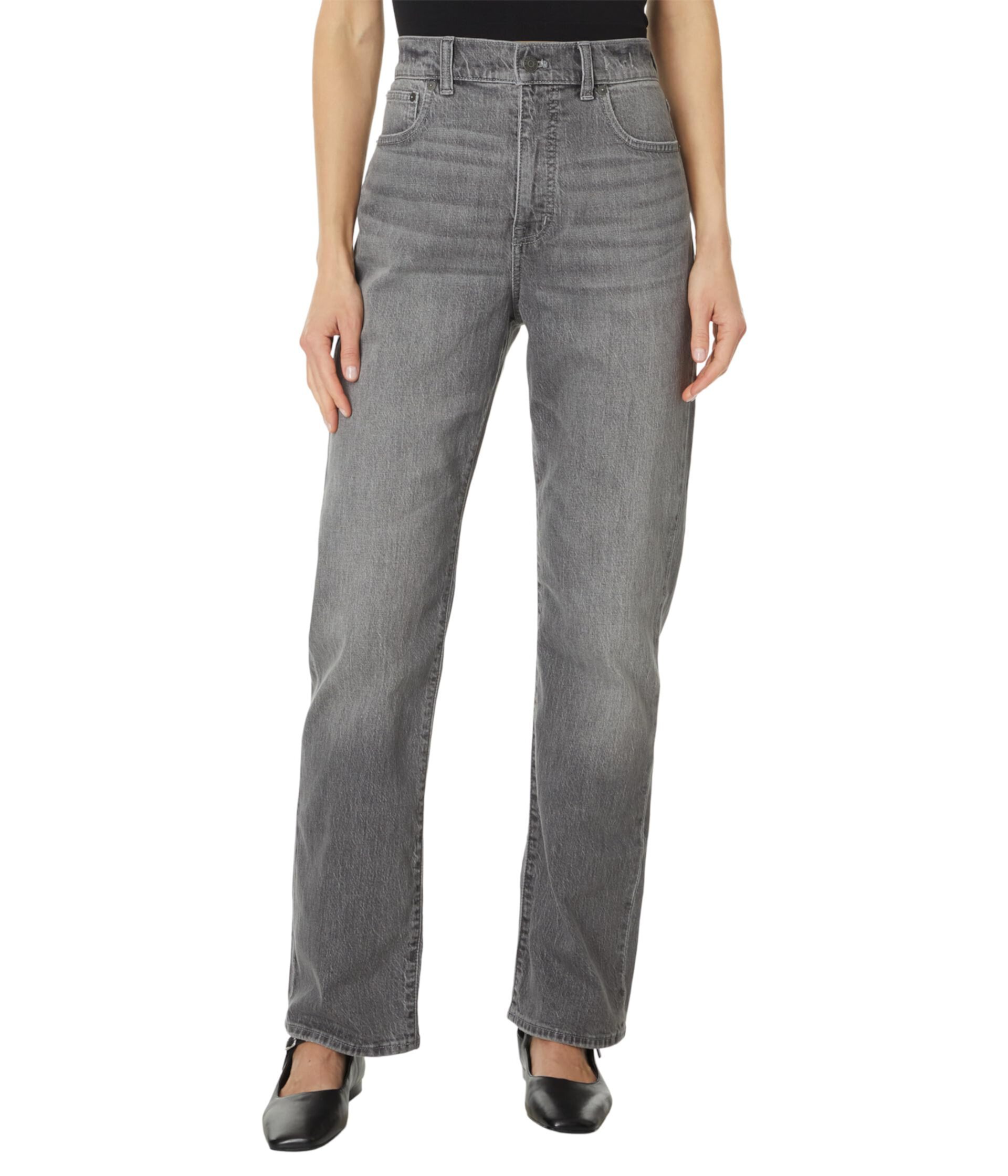 Женские Широкие джинсы Madewell 90's Straight в цвете Hallandale Wash Madewell