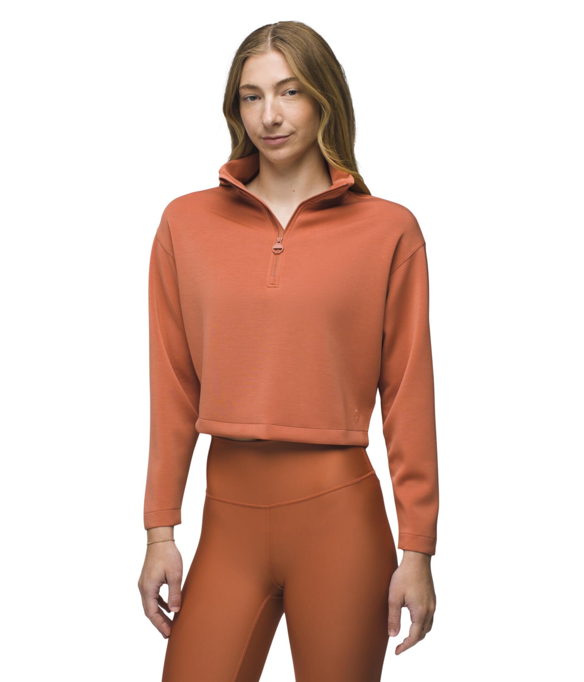 Свитер Prana Shea Half Zip из минимум 20% переработанных материалов в удобном дизайне Prana