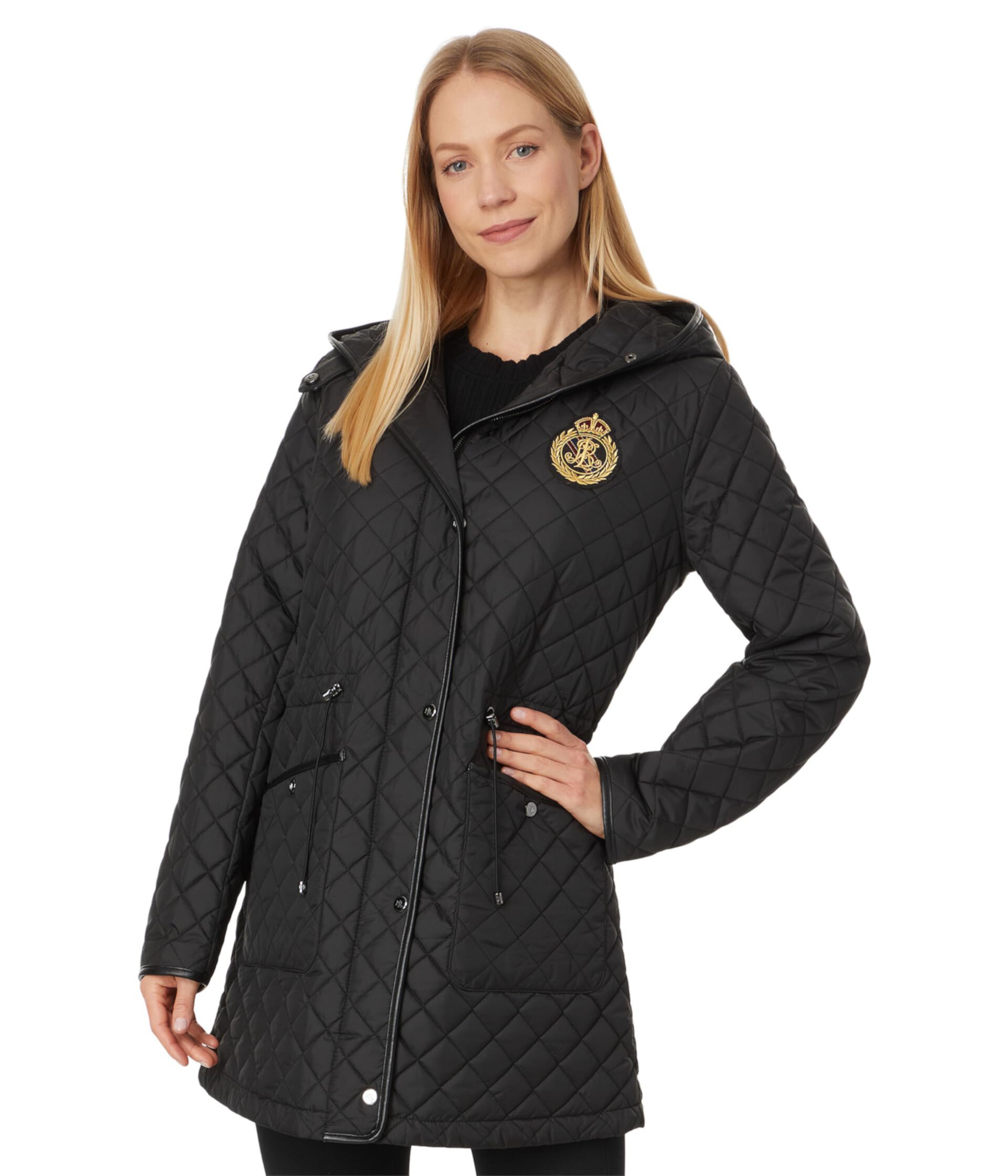 Женский Пуховик LAUREN Ralph Lauren Recycled Anorak Quilt 35.5" LAUREN Ralph Lauren