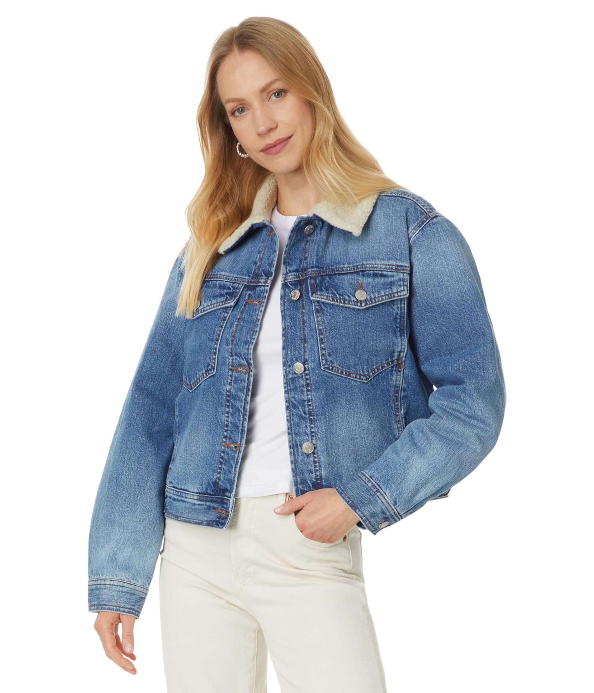 Женская Повседневная куртка Madewell Denim Sherpa Madewell