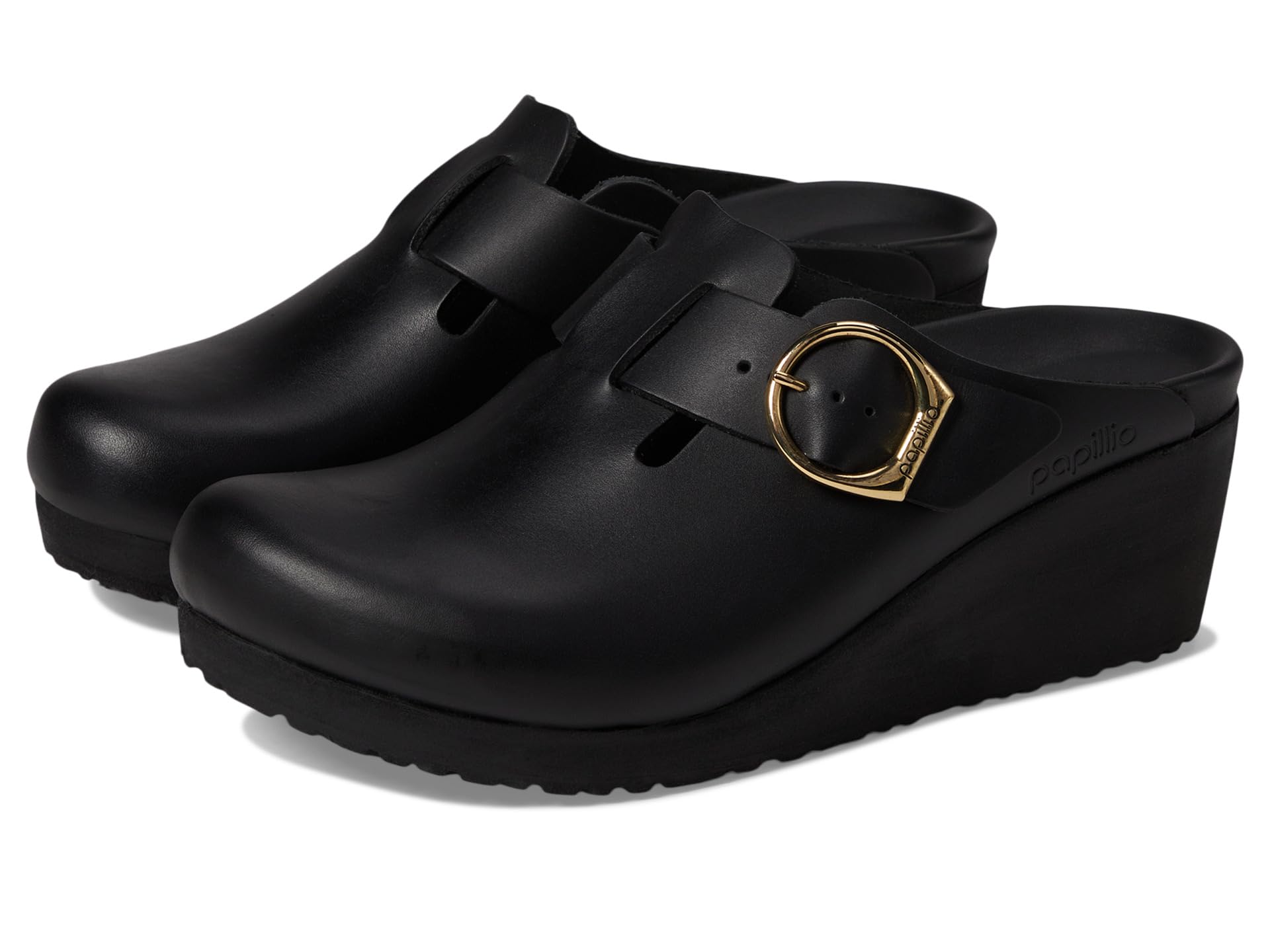 Женские Сабо и мюли Birkenstock Papillio Fanny Wedge Clog - Кожа Birkenstock