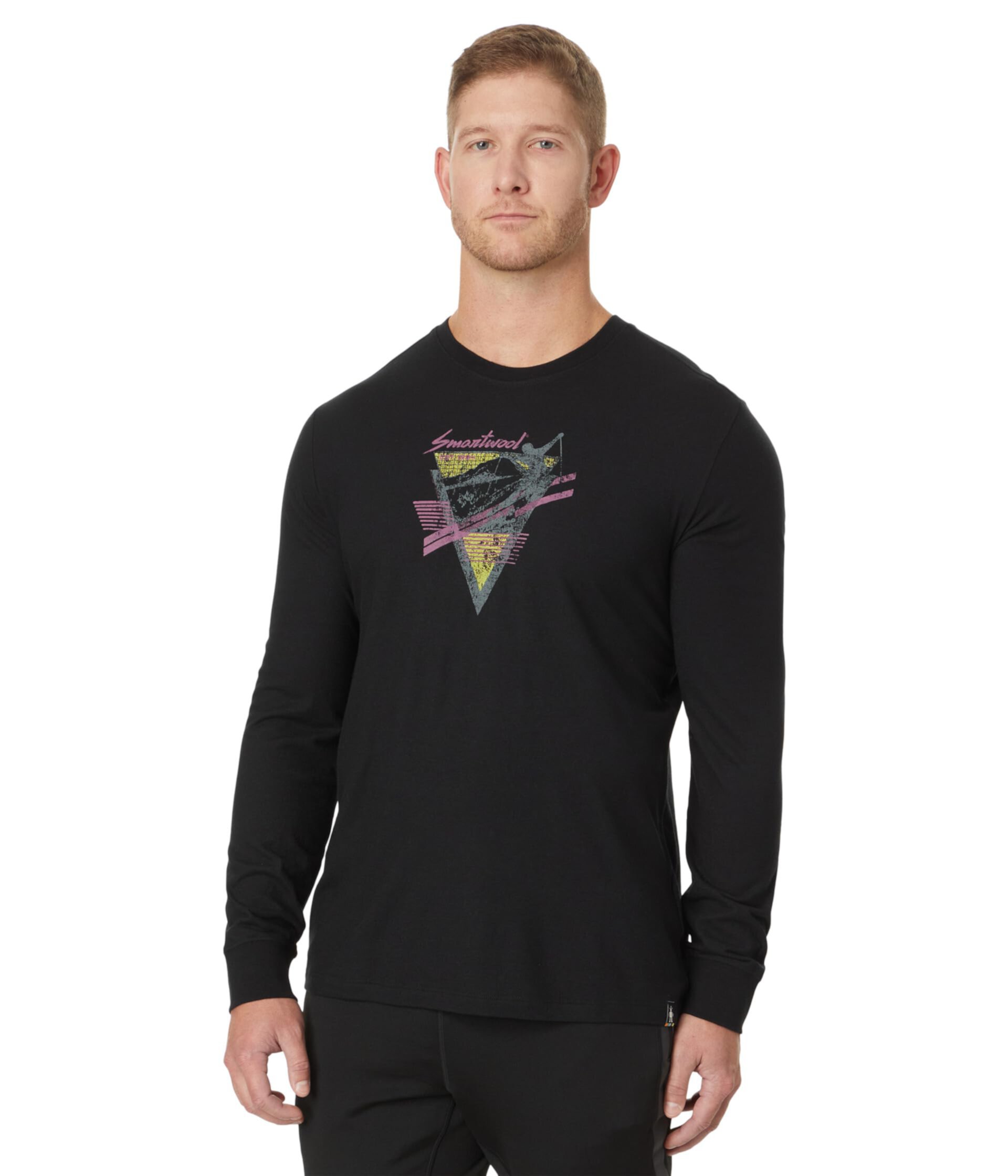 Мужская Футболка Smartwool 90s Shred Graphic Long Sleeve Smartwool