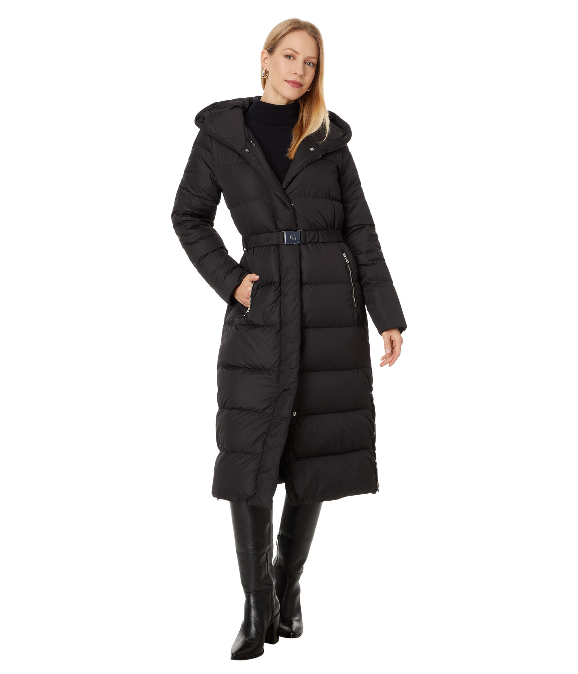 Женский Пуховик LAUREN Ralph Lauren Maxi Belted Puffer 44" LAUREN Ralph Lauren