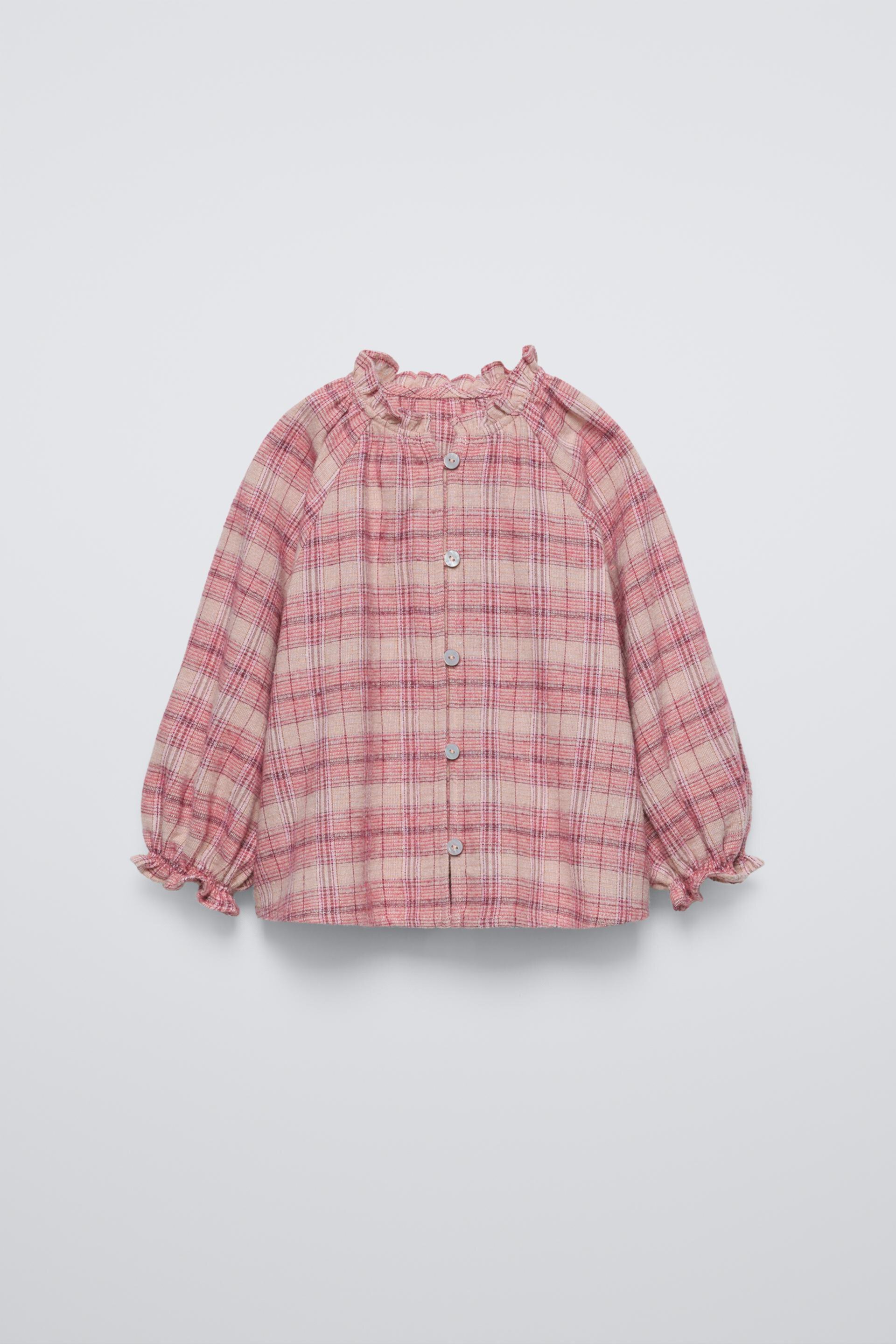  Рубашка ZARA PLAID SHIRT ZARA