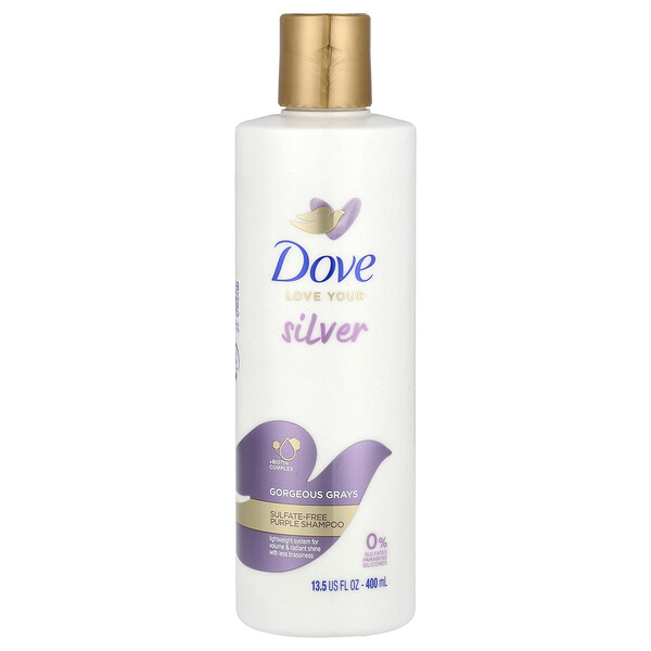 Sulfate-Free Purple Shampoo, Gorgeous Grays , 13.5 fl oz (400 ml) Dove