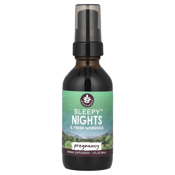 Sleepy™ Nights & Fresh Mornings, Pregnancy, 2 fl oz (Жидкие унции) (59 ml) WishGarden Herbs