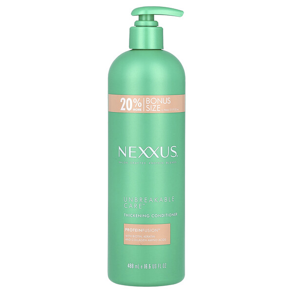 Unbreakable Care™, Thickening Conditioner, For Fine & Thin Hair, 16.5 fl oz (488 ml) Nexxus