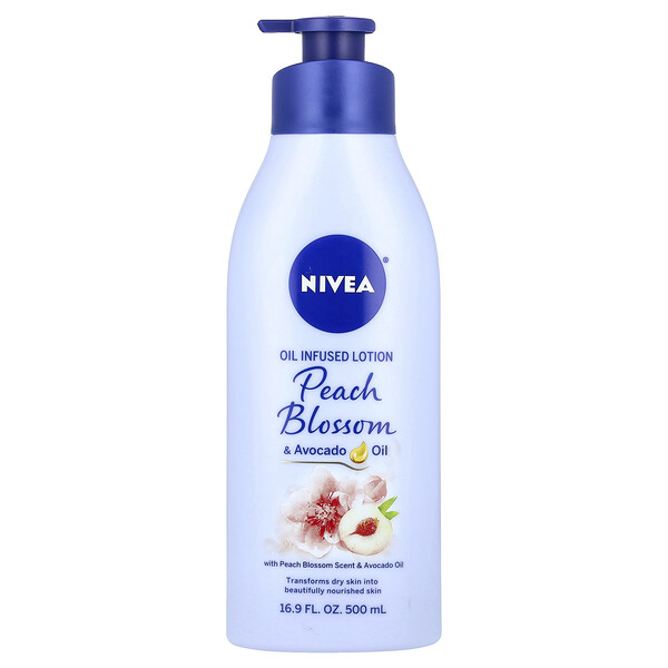 Oil Infused Lotion, Peach Blossom & Avocado Oil , 16.9 fl oz (500 ml) Nivea