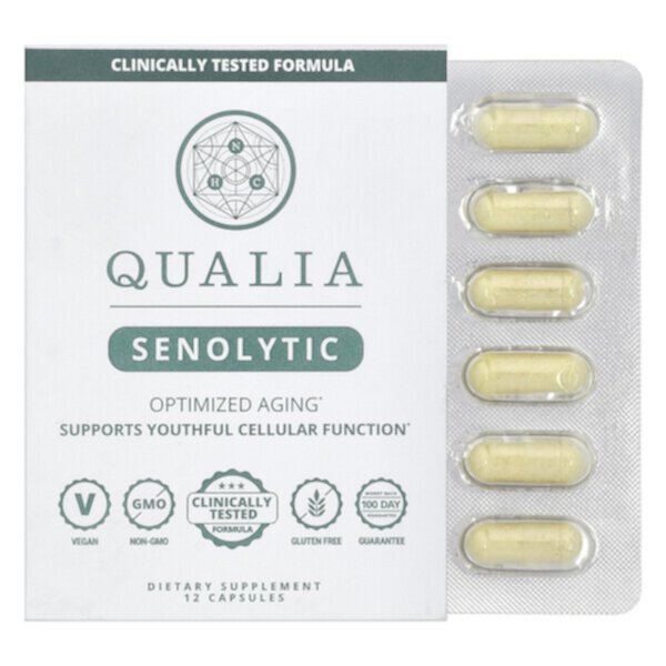 Senolytic, 12 Capsules (Капсулы) Qualia