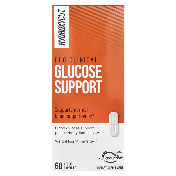 Pro Clinical Glucose Support, 60 Veggie Capsules (Капсулы на растительной основе) Hydroxycut