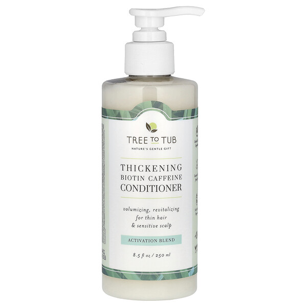 Thickening Biotin Caffeine Conditioner, 8.5 fl oz (250 ml) Tree To Tub