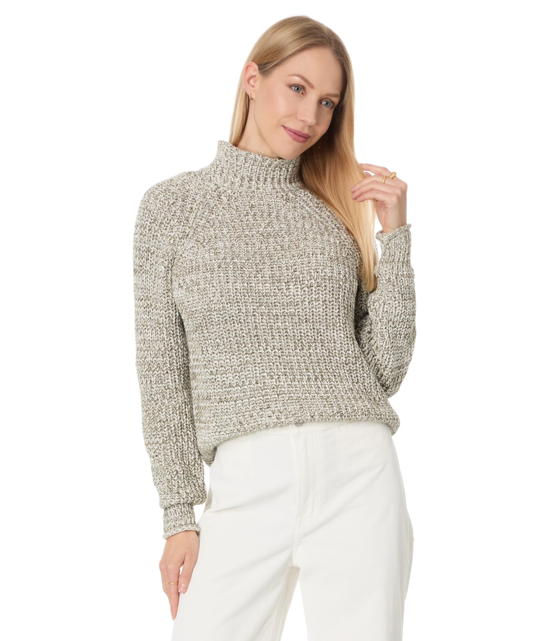 Женский Свитер Madewell Vernon Marl Cotton Mock Neck Madewell