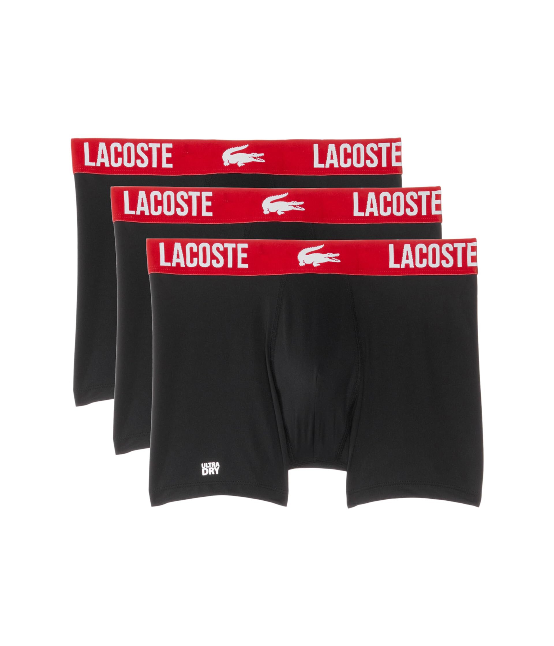 Мужские Трусы Lacoste Short Microfiber Boxer Brief 3-Pack Lacoste