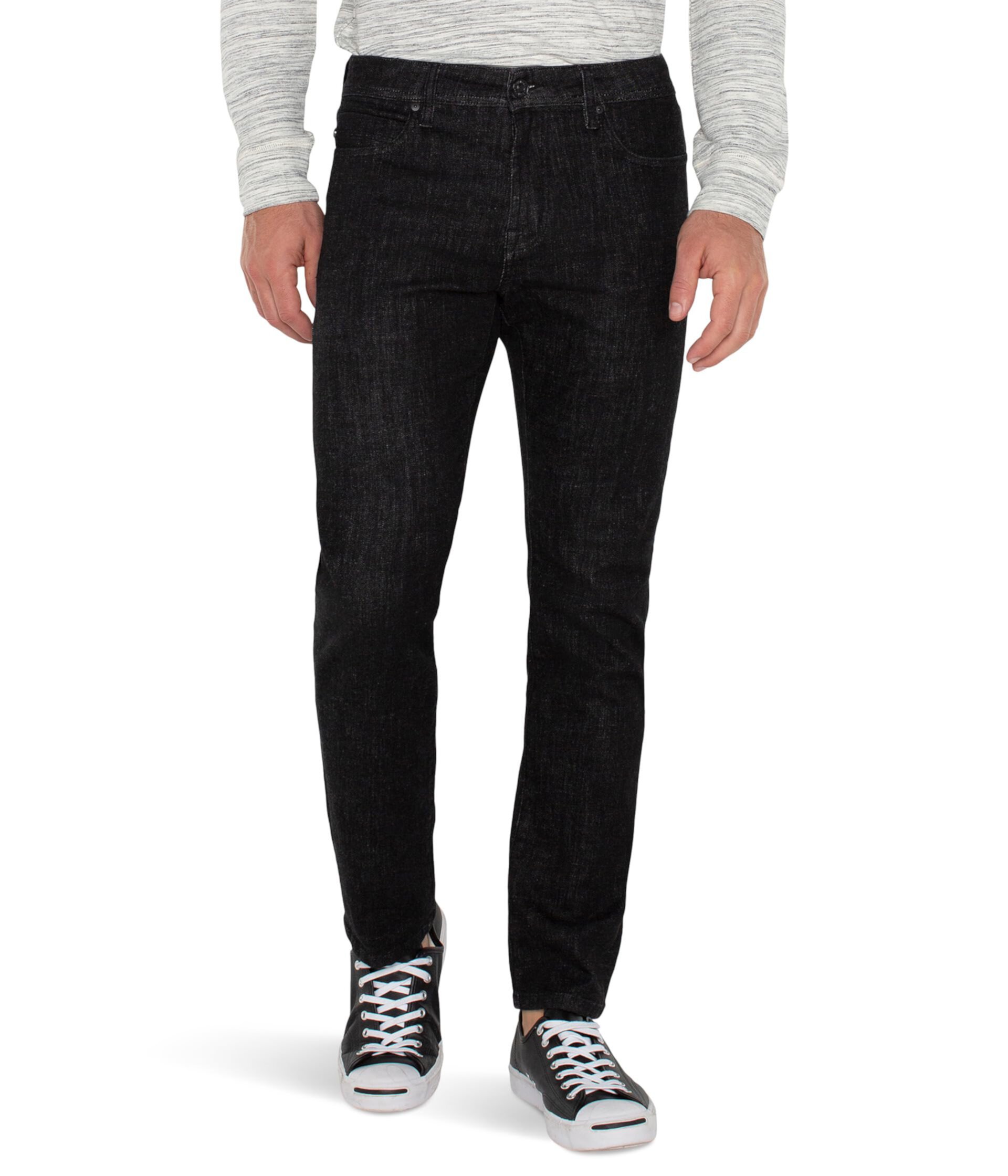 Мужские Широкие джинсы Liverpool Los Angeles Regent Relaxed Straight Black Stretch Denim Liverpool Los Angeles