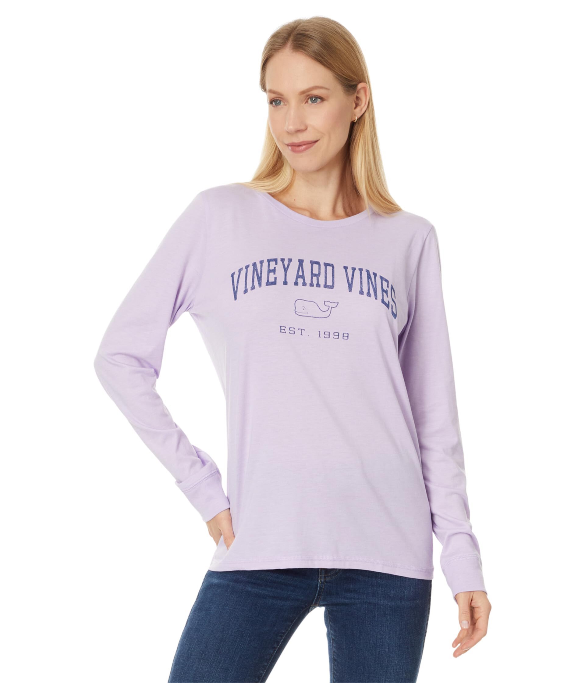 Женская Футболка Vineyard Vines Long Sleeve Tee Vineyard Vines