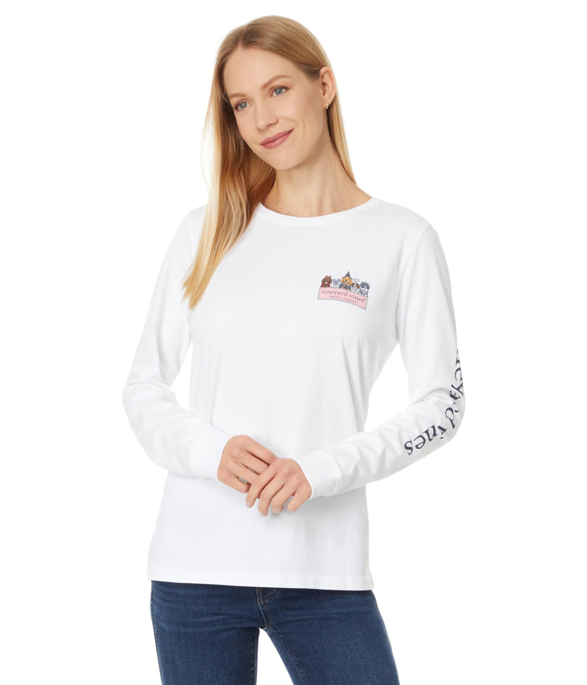 Женская Футболка Vineyard Vines Halloween Long Sleeve Vineyard Vines