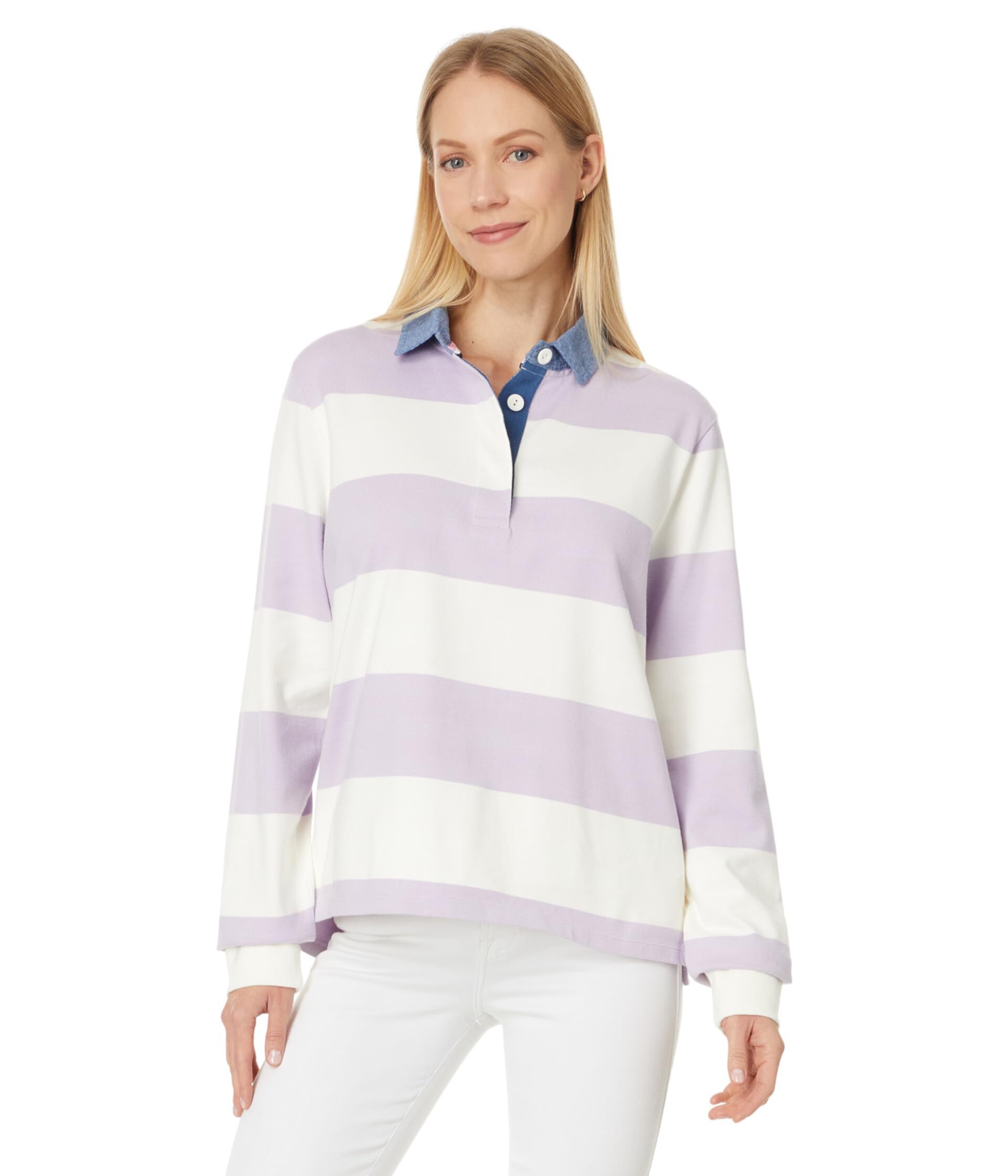 Женская Поло рубашка Vineyard Vines Rugby Vineyard Vines