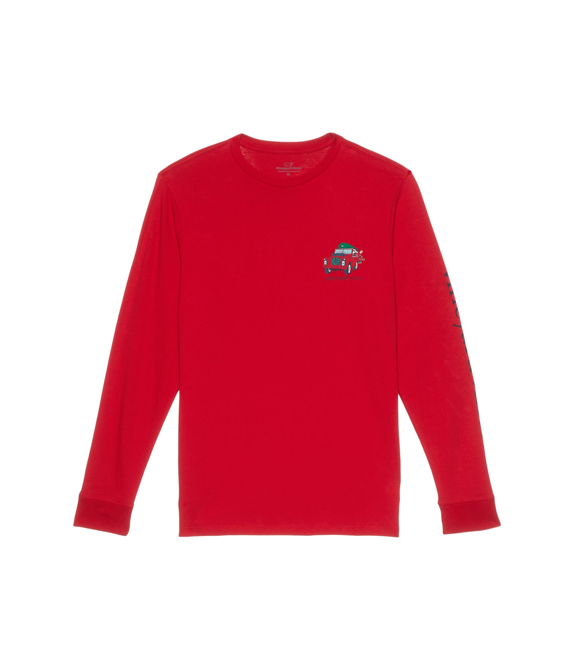 Детская Футболка Vineyard Vines Santa Expedition Long Sleeve Vineyard Vines