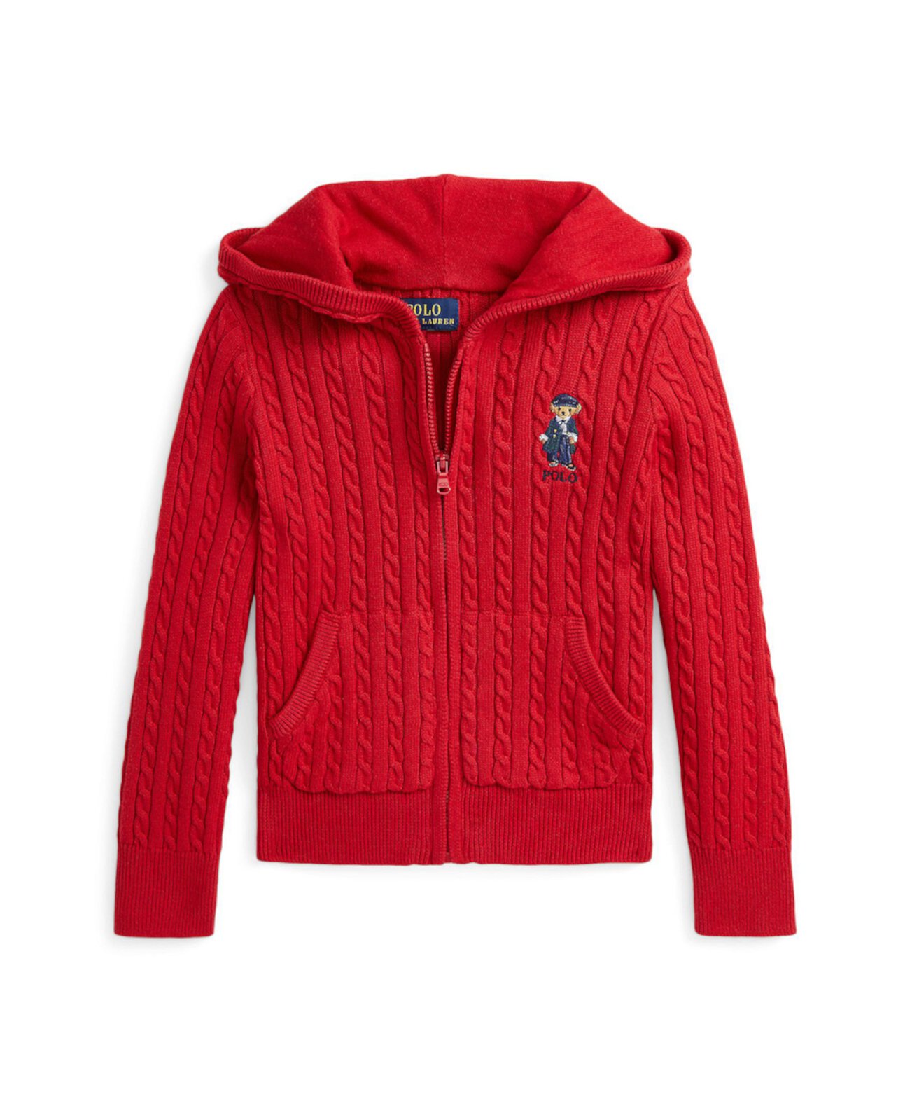 Детское худи Polo Ralph Lauren Cotton Full-Zip с Поло Медведем Polo Ralph Lauren