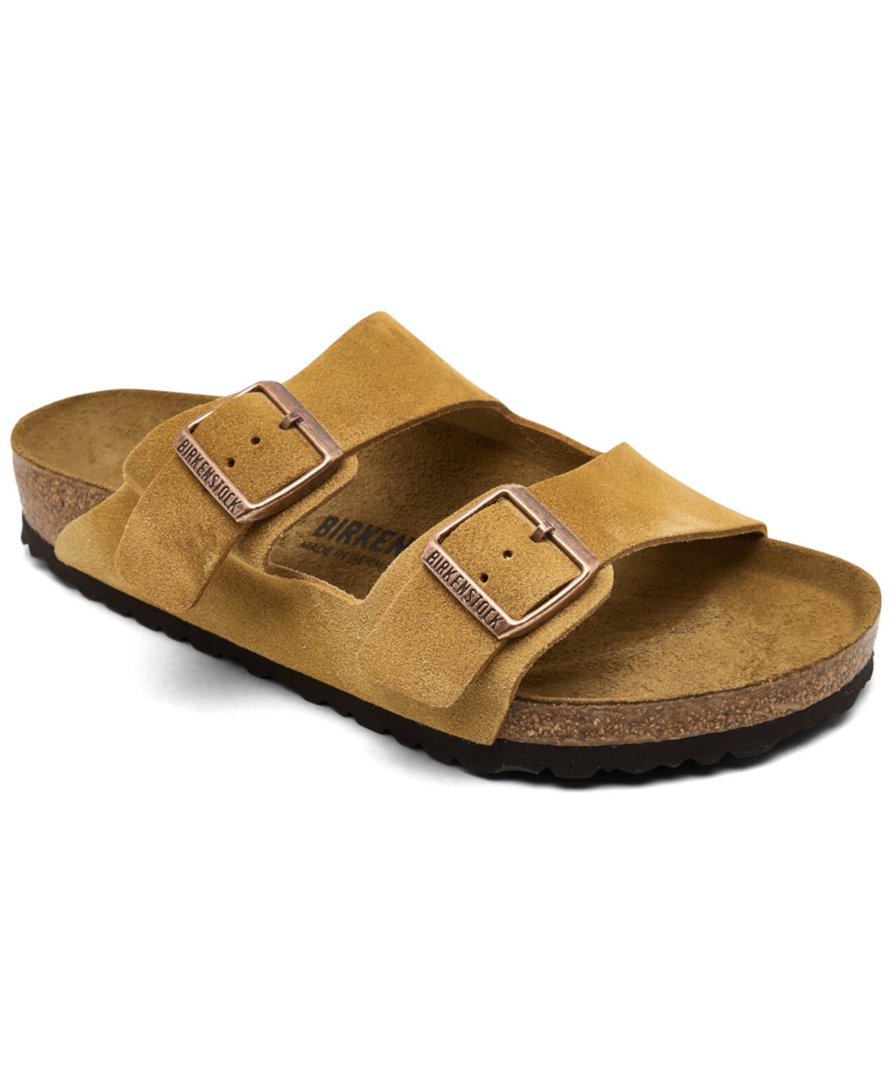 Мужские замшевые сандалии Birkenstock Arizona с мягкой стелькой и регулируемыми пряжками Birkenstock