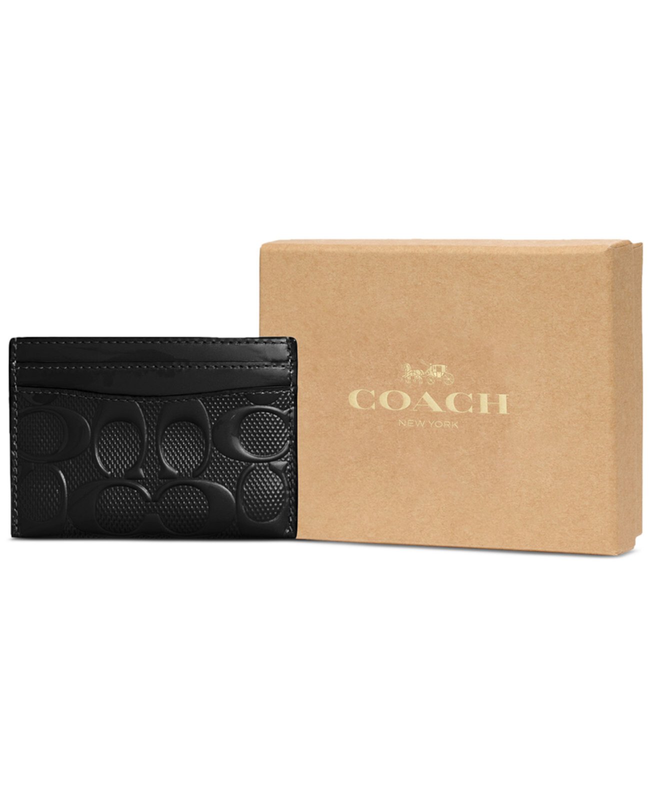 Кошелек COACH Signature Leather Essential Card Case COACH