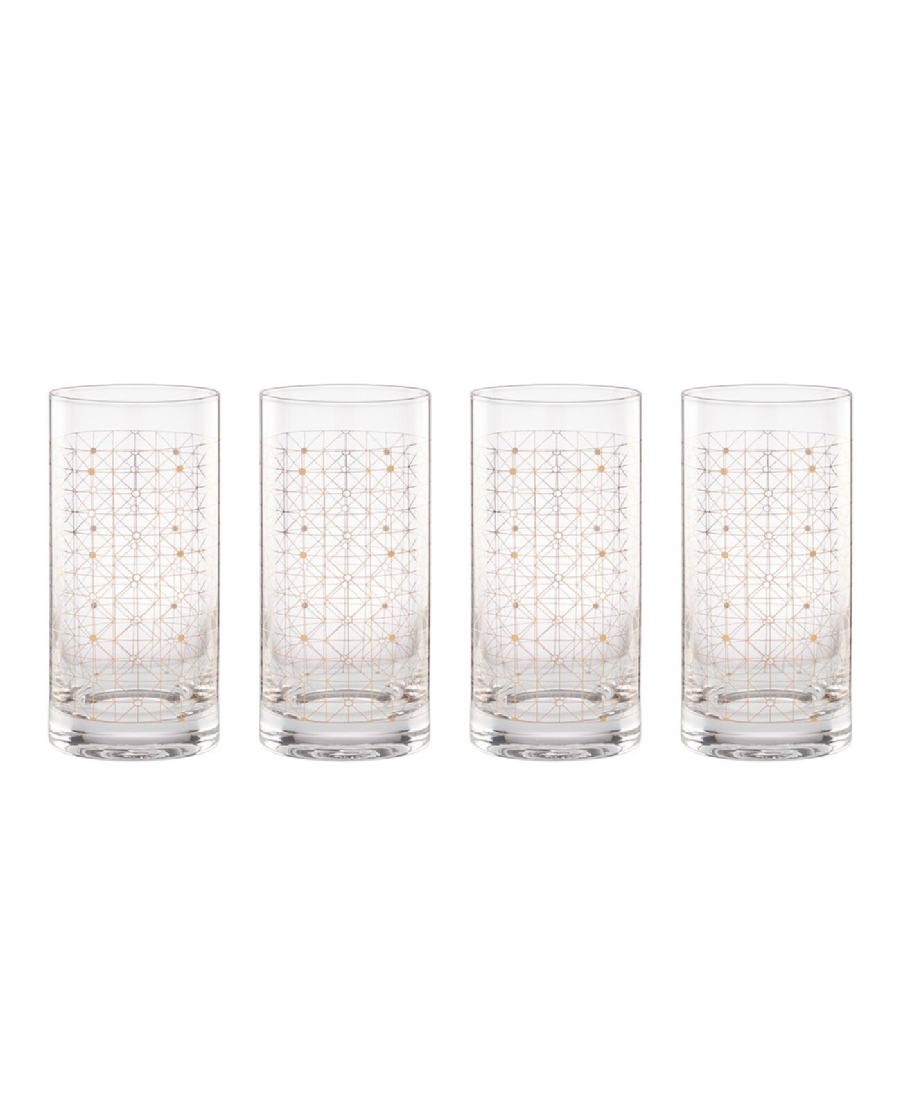 Tuscany Classics Gold Dust Highballs, Set Of 4 Lenox