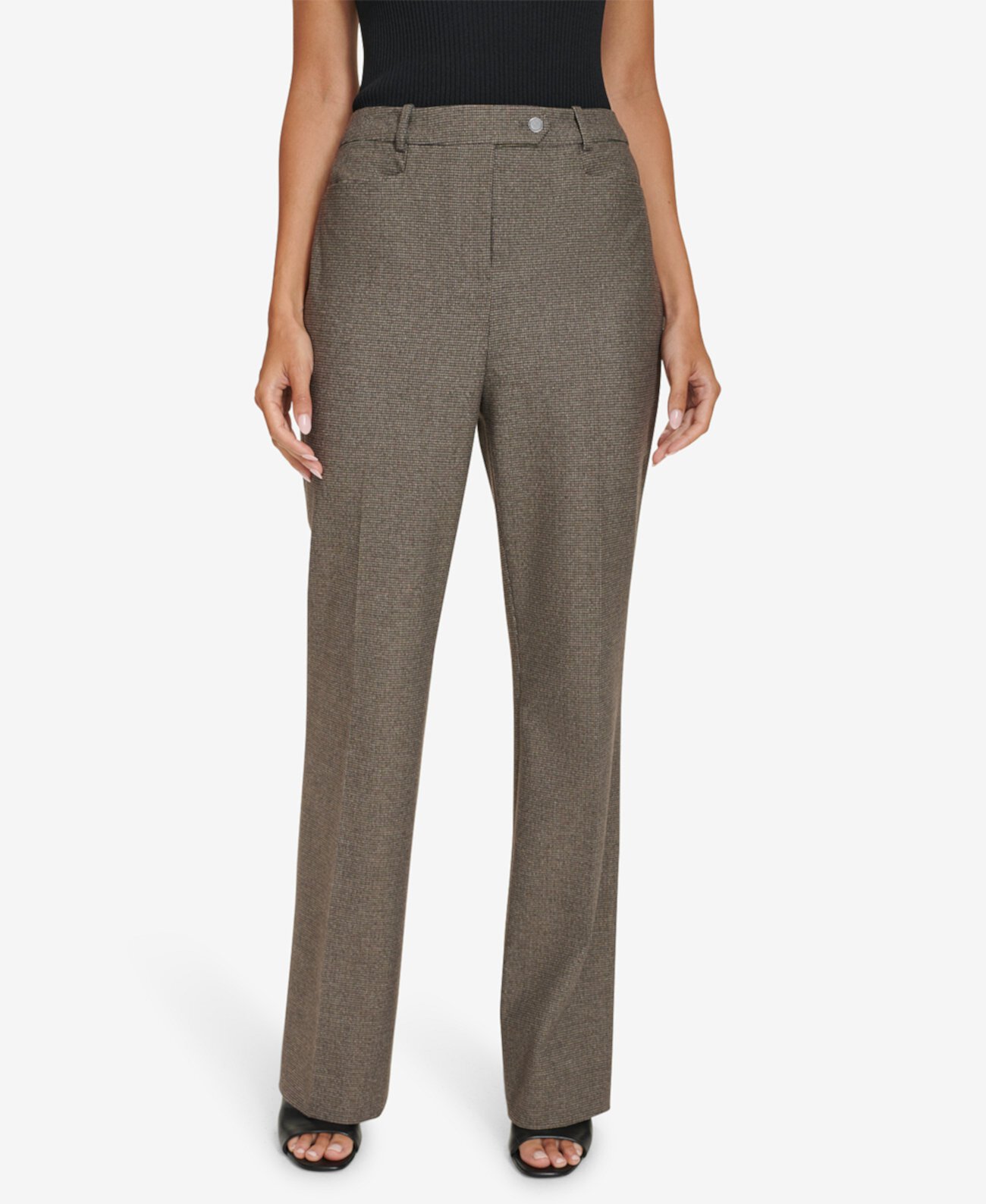 Женские Классические брюки Calvin Klein Petite Mid Rise Straight Leg Pants Calvin Klein