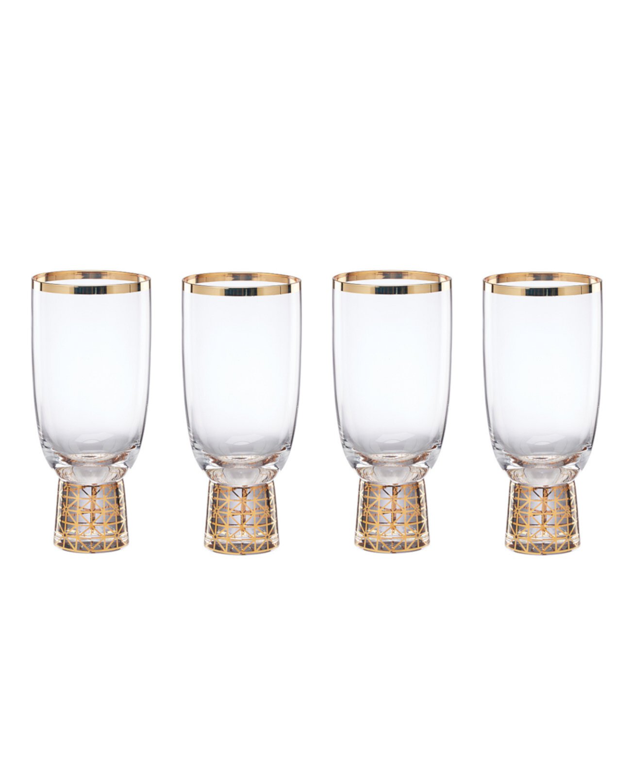 Tuscany Classics Gold Frost All-Purpose Glasses, Set Of 4 Lenox