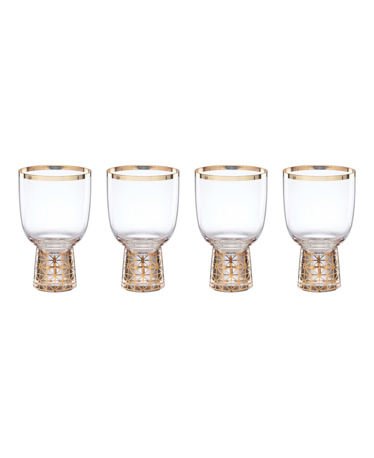 Tuscany Classics Gold Frost Wine Glasses, Set Of 4 Lenox