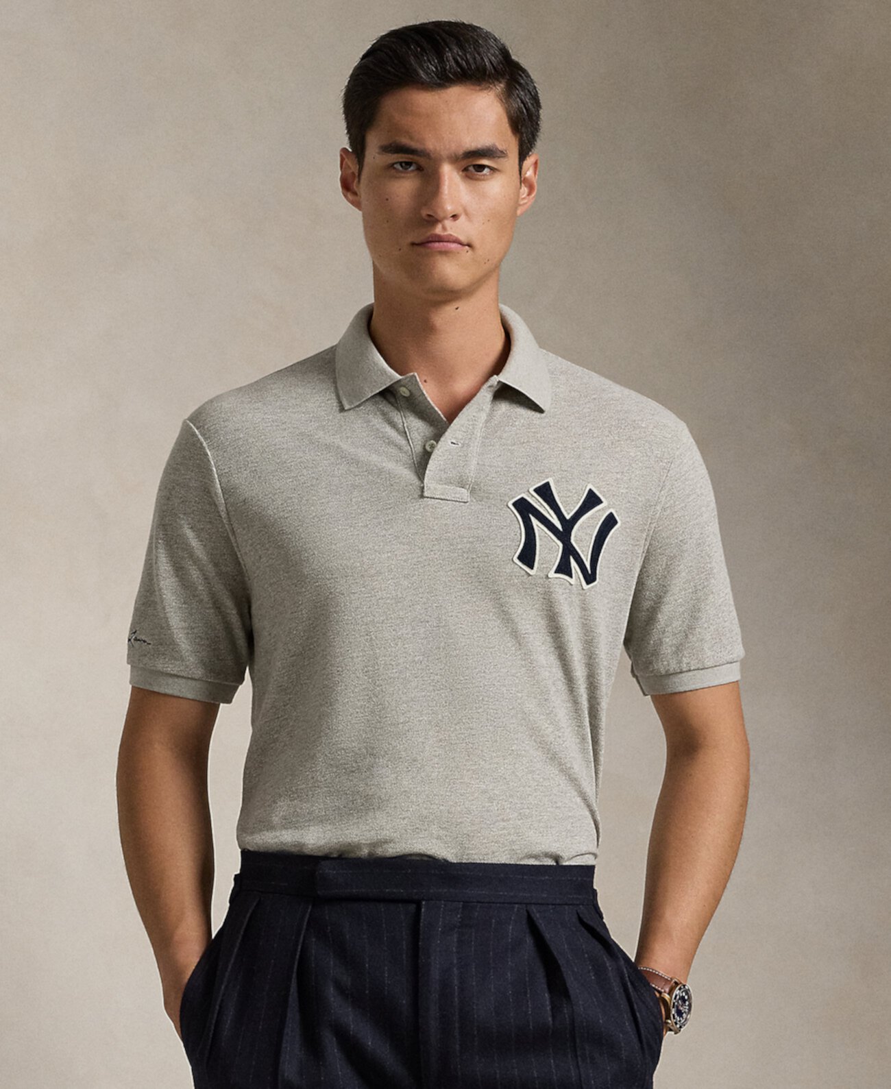 Мужская Поло рубашка Polo Ralph Lauren Yankees Polo Ralph Lauren