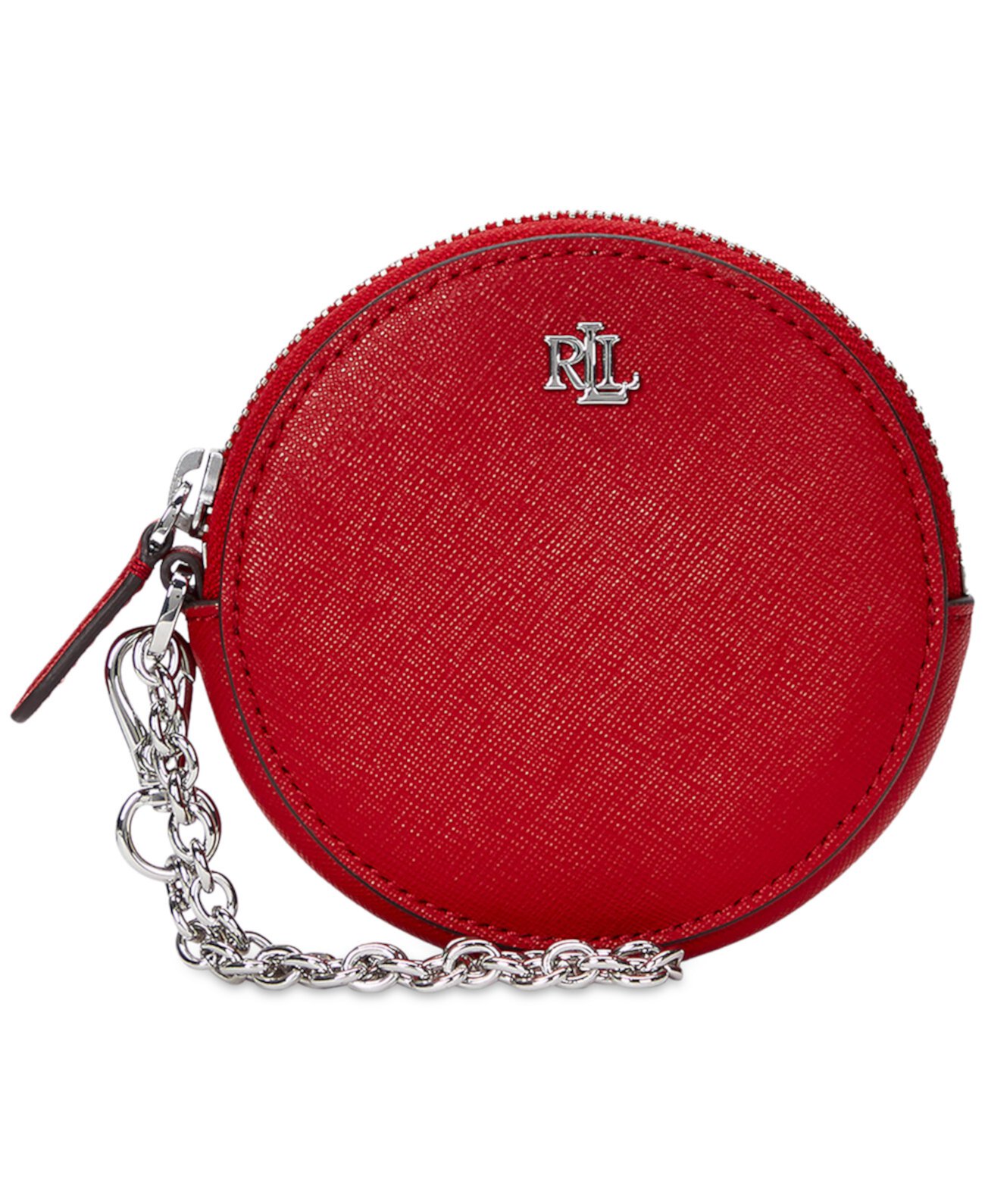 Кошелек LAUREN Ralph Lauren Crosshatch Leather Small Round Pouch LAUREN Ralph Lauren