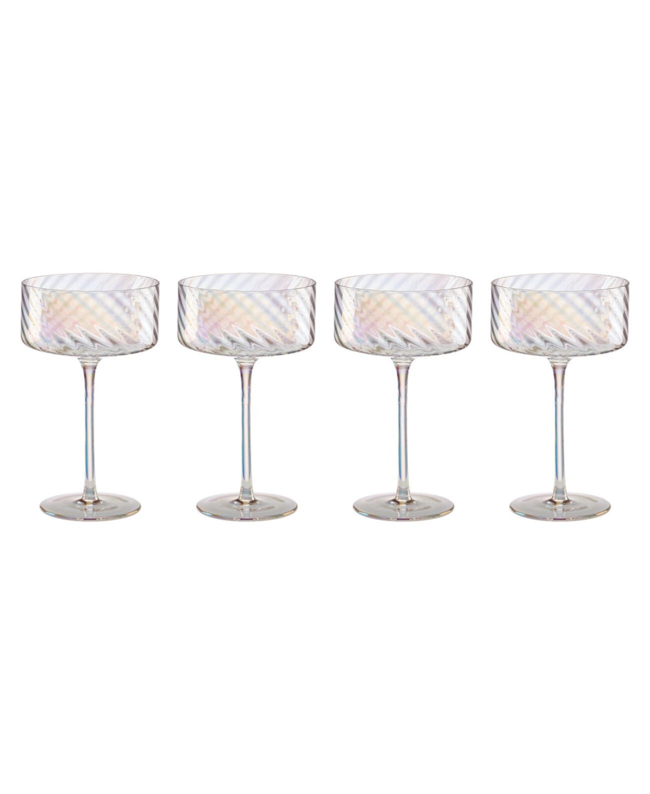 Tuscany Classics Iridescent Coupes, Set Of 4 Lenox