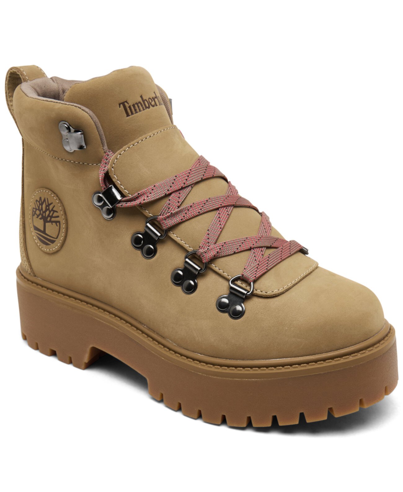 Женские Зимние ботинки и сапоги Timberland Stone Street Mid Lace-Up Platform Timberland