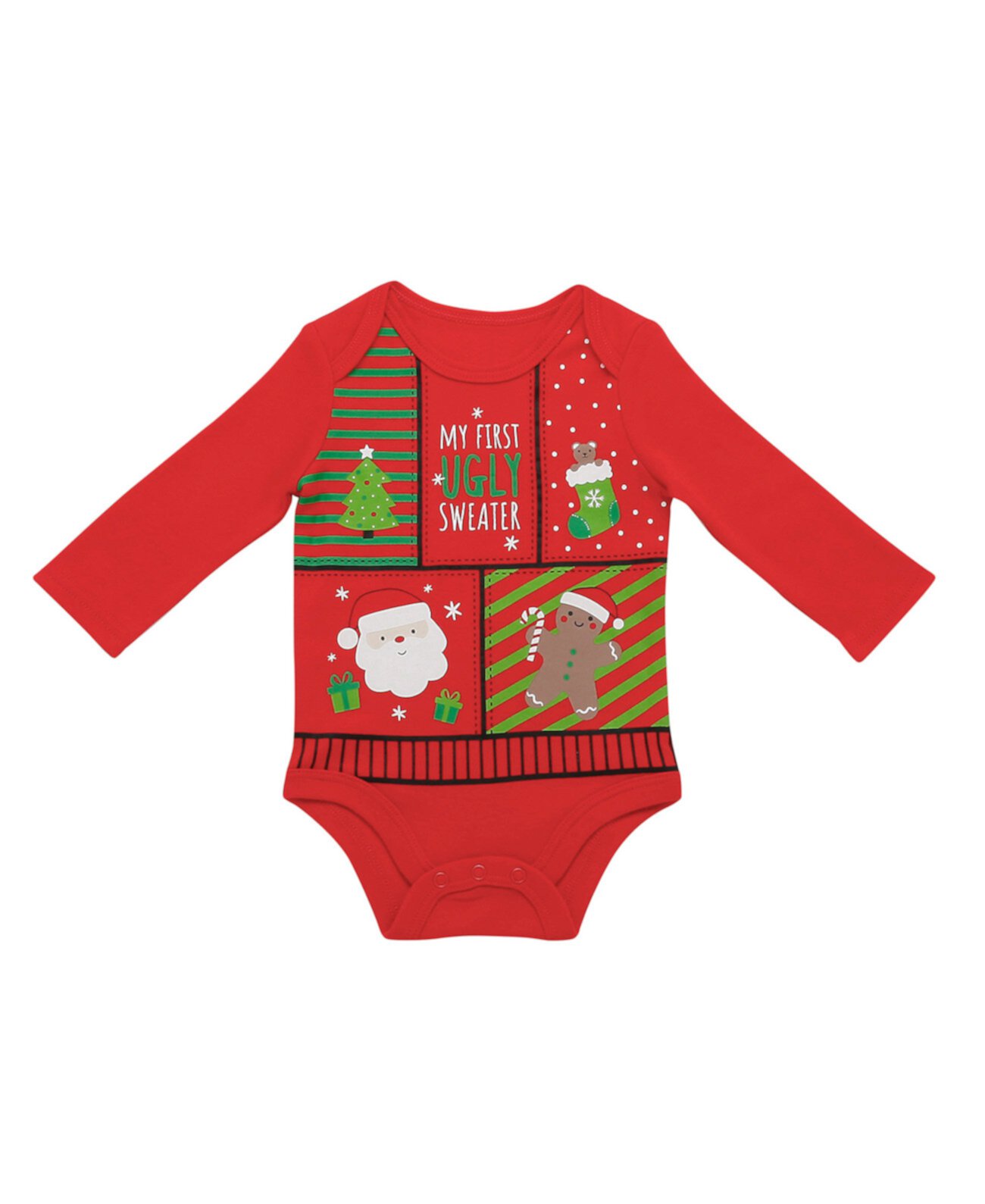 Детские Ромперы Baby Starters Holiday Ugly Sweater Baby Starters