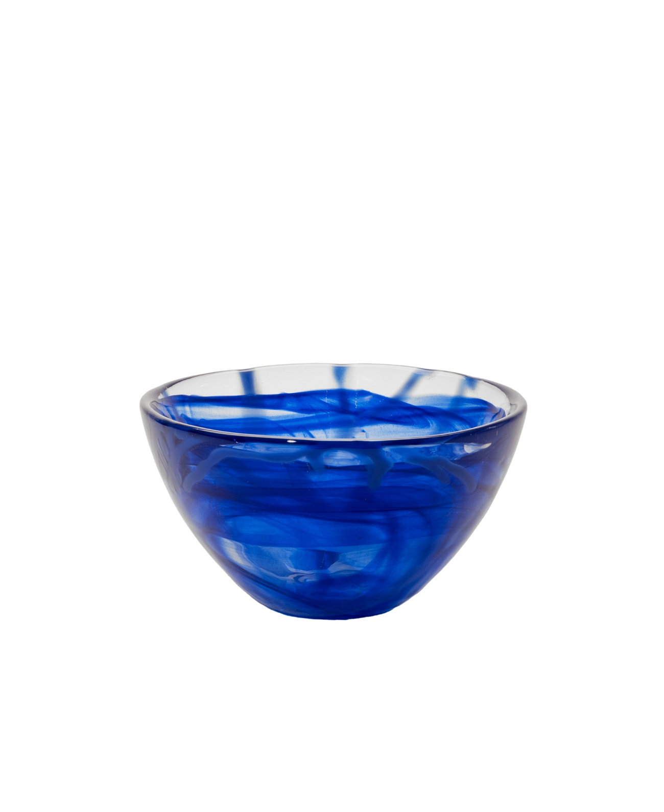 6.3" Contrast Blue Decor Bowl Kosta Boda