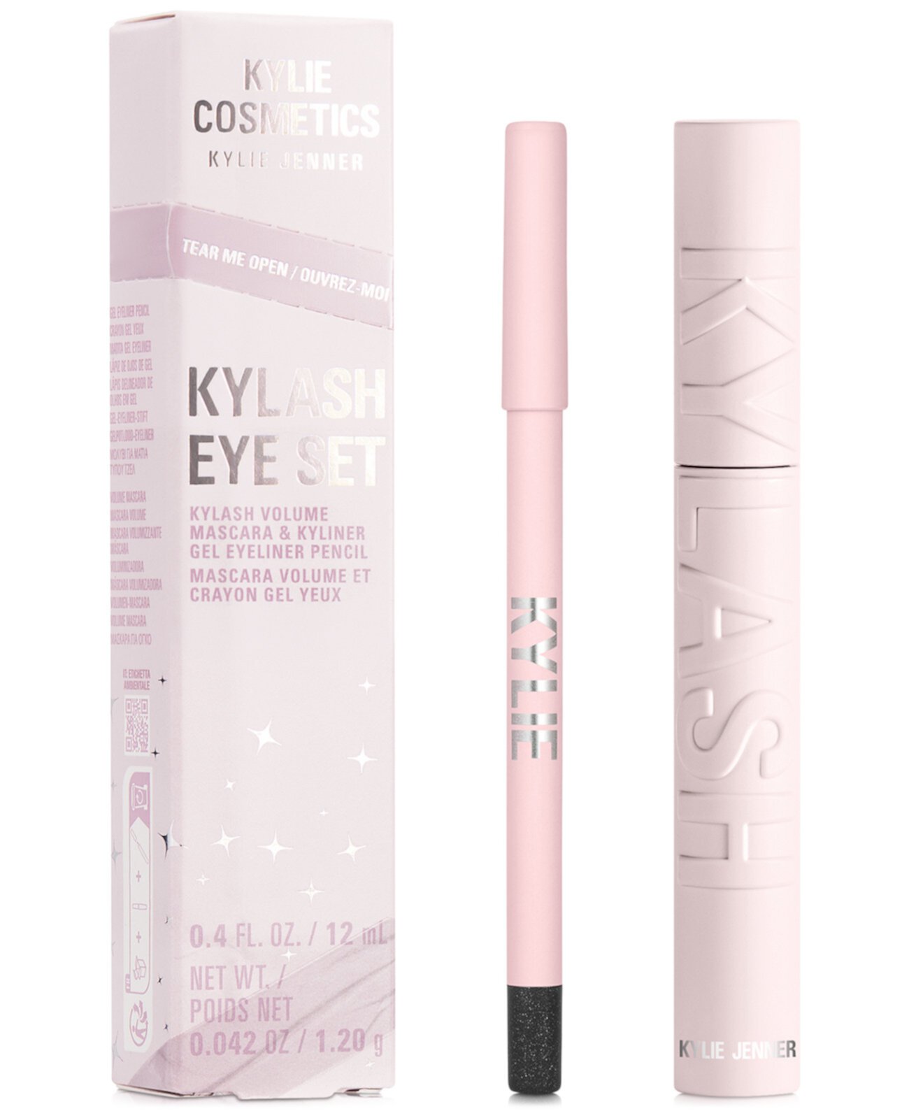 Набор для глаз Kylash: тушь для объема и гелевая подводка, черный Kylie Cosmetics