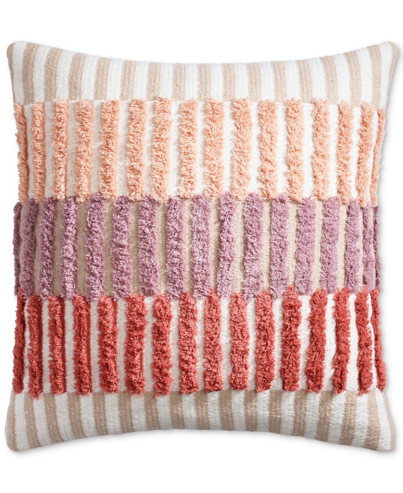 Woven Stripe Decorative Pillow, 18" x 18" Oake