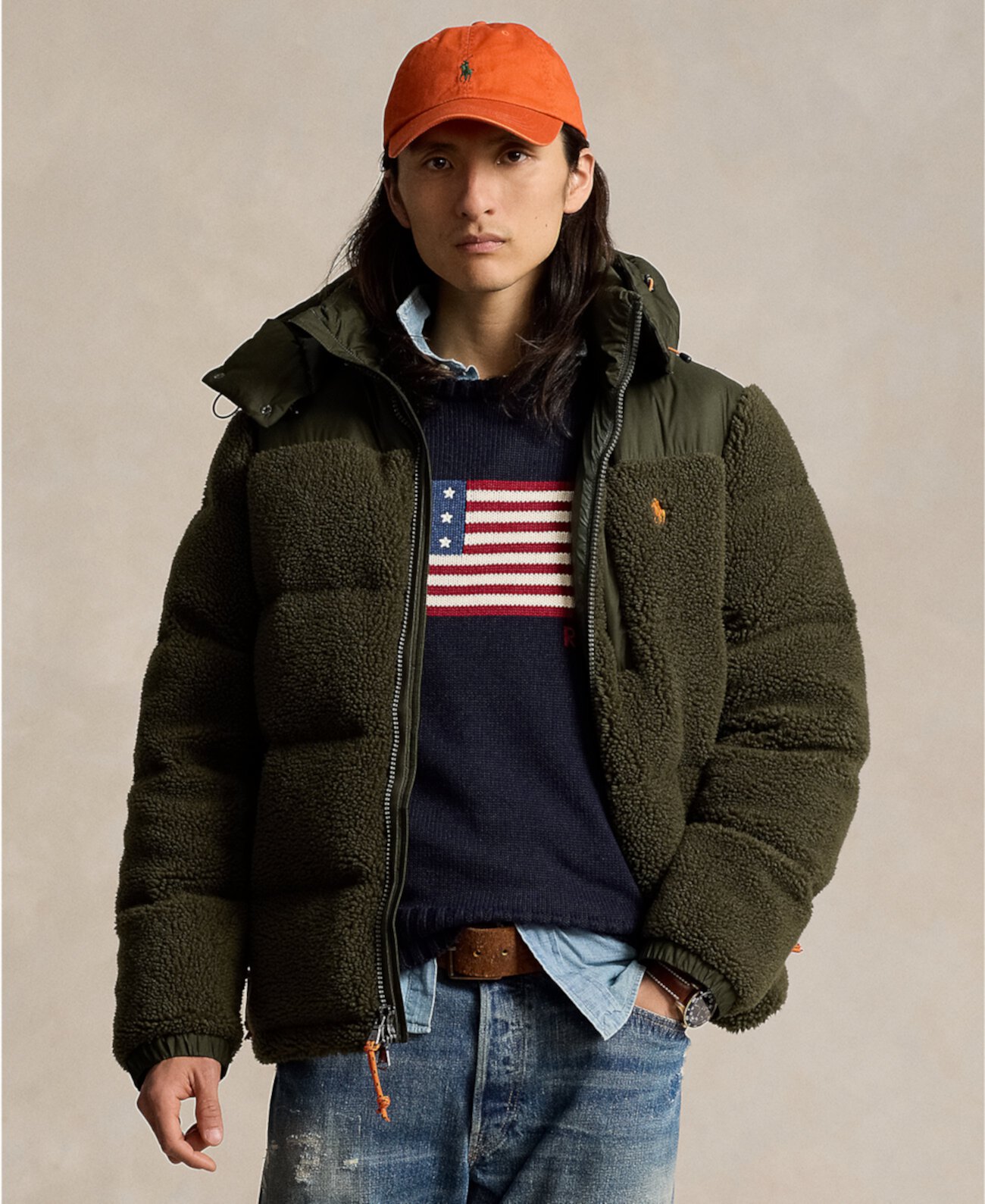 Мужской Пуховик Polo Ralph Lauren The Gorham Hybrid Down Jacket Polo Ralph Lauren