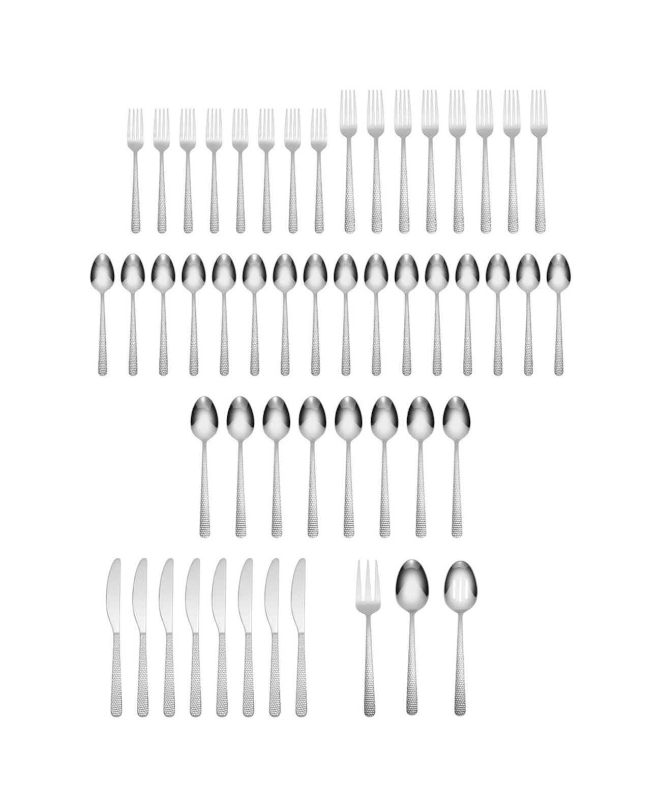 Stainless Steel Sander Mirror 51-Piece Flatware Set, Service for 8 CAMBRIDGE SILVERSMITHS